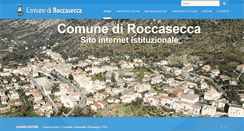 Desktop Screenshot of comune.roccasecca.fr.it